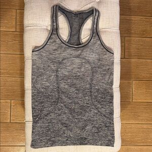 lululemon athletica Gray Space-Dye Racerback Tank